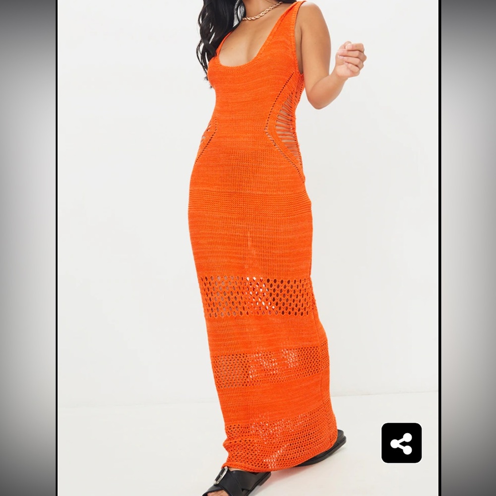 Unique Knit Maxi Dress